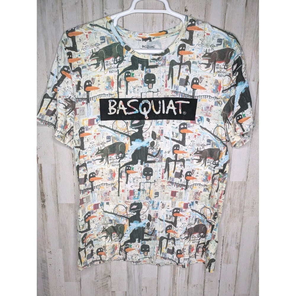 Eleven Paris All Over Print Basquiat Art T Shirt AOP Size 2XL